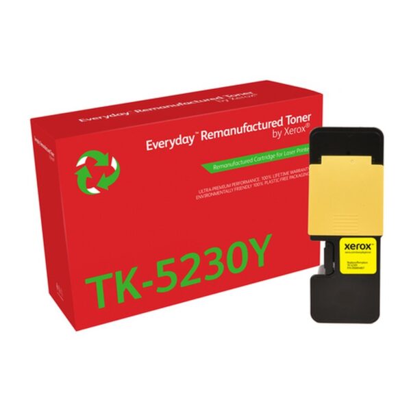 Remanufacturado Everyday Tóner Everyday™ Amarillo remanufacturado de Xerox es compatible con Kyocera TK-5230Y, Capacidad estándar
