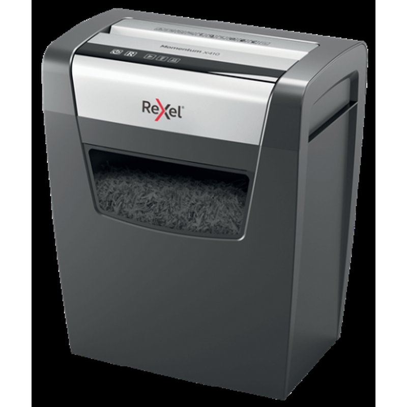 Rexel Momentum X410 triturador de papel Corte en partículas Negro, Gris Rexel Momentum X410 triturador de papel Corte en partículas Negro, Gris - Imagen 2
