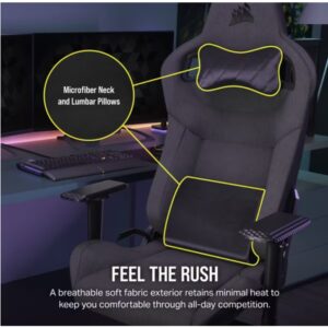 SILLA CORSAIR GAMING T3 RUSH (2023) CARBON CF-9010057-WW