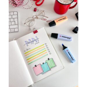 STABILO Boss Original Pastel marcador 1 pieza(s) Punta de cincel Rosa | PACK 10 UNIDADES