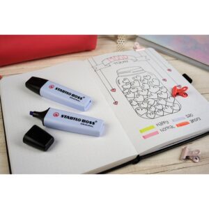 STABILO Boss Original Pastel marcador 1 pieza(s) Punta de cincel Rosa | PACK 10 UNIDADES