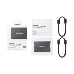 Samsung Portable SSD T7 2000 GB Gris