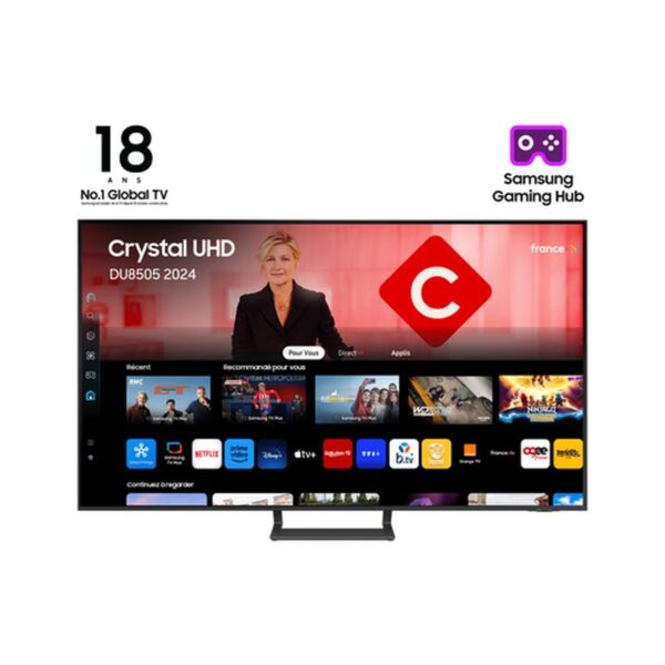 Samsung TU55DU8505K 139,7 cm (55") 4K Ultra HD Smart TV Wifi Gris