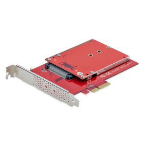 StarTech.com Adaptador M.2 a U.3 para SSDs M.2 NVMe - Conversor Adaptador de Host de Unidad M.2 PCIe a U.3 de 2,5 (SFF-TA-1001) - Cumple con TAA