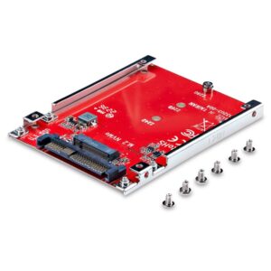 StarTech.com Adaptador M.2 a U.3 para SSDs M.2 NVMe - Conversor Adaptador de Host de Unidad M.2 PCIe a U.3 de 2,5 (SFF-TA-1001) - Cumple con TAA