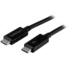 StarTech.com Cable de 1m Thunderbolt 3 USB-C (40Gbps) - Compatible con Thunderbolt, DisplayPort y USB