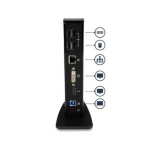 StarTech.com Docking Station USB 3.0 para Dos Monitores con HDMI - DVI - 6x Puertos USB