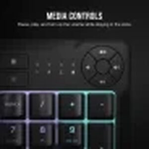 TECLADO CORSAIR K55 CORE NEGRO CH-9226C65-ES TECLADO CORSAIR K55 CORE NEGRO CH-9226C65-ES