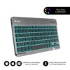 TECLADO SUBBLIM SMART BACKLIT BLUETOOTH RETROILUMINDO GRIS