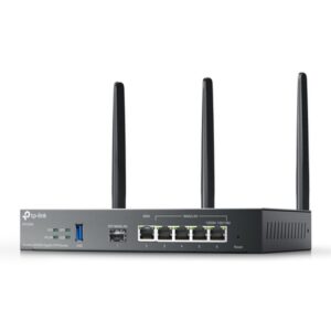 TP-Link Omada ER706W router inalámbrico Gigabit Ethernet Doble banda (2,4 GHz / 5 GHz) Negro