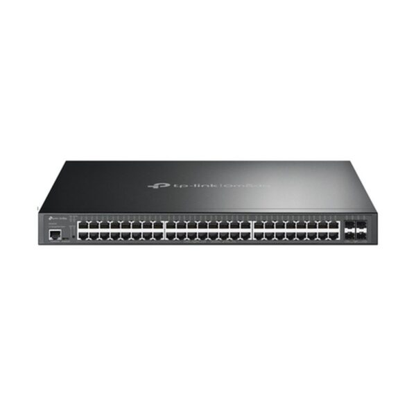 TP-Link Omada SG3452XP switch Gestionado L2+ Gigabit Ethernet (10/100/1000) Energía sobre Ethernet (PoE) 1U Negro