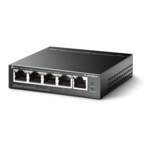 TP-Link TL-SF1005LP switch No administrado Fast Ethernet (10/100) Energía sobre Ethernet (PoE) Negro