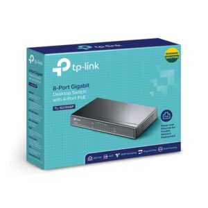 TP-Link TL-SG1008P switch No administrado Gigabit Ethernet (10/100/1000) Energía sobre Ethernet (PoE) Avellana