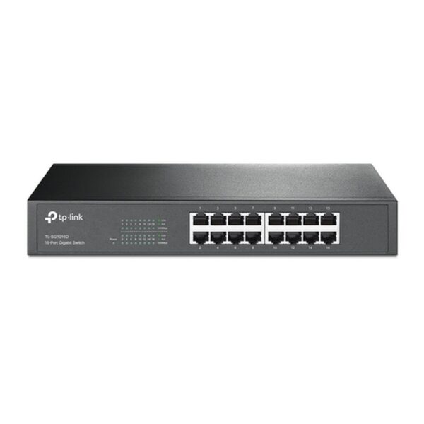 TP-Link TL-SG1016D switch No administrado L2 Gigabit Ethernet (10/100/1000) Negro
