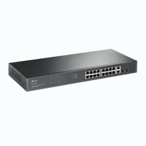 TP-Link TL-SG1218MP switch No administrado Gigabit Ethernet (10/100/1000) Energía sobre Ethernet (PoE) 1U Negro TP-Link TL-SG1218MP switch No administrado Gigabit Ethernet (10/100/1000) Energía sobre Ethernet (PoE) 1U Negro