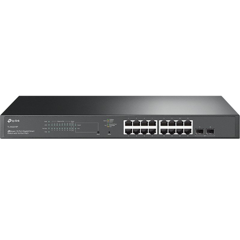 TP-Link Omada SG2218P switch Gestionado L2/L2+ Gigabit Ethernet (10/100/1000) Energía sobre Ethernet (PoE) 1U Negro TP-Link Omada SG2218P switch Gestionado L2/L2+ Gigabit Ethernet (10/100/1000) Energía sobre Ethernet (PoE) 1U Negro