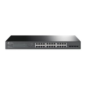 TP-Link TL-SG2428P Gestionado L2/L2+ Gigabit Ethernet (10/100/1000) Energía sobre Ethernet (PoE) 1U Negro