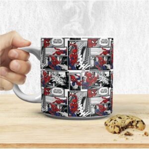 Taza Xl Paladone Spider - Man Página Comic