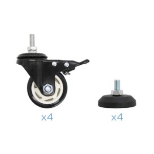 TooQ FS20200M-B Soporte de suelo con ruedas/patas para pantallas de 60" - 105"