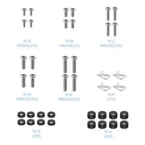 TooQ FS20200M-B Soporte de suelo con ruedas/patas para pantallas de 60" - 105"
