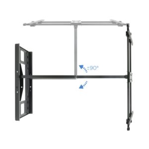 TooQ LP4380XL-B soporte para TV 2,03 m (80") Negro