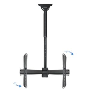 TooQ LPCE1170TSLI-B soporte para pantalla de señalización 177,8 cm (70") Negro