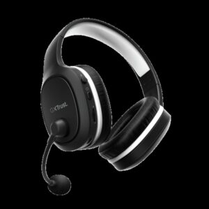 Trust GXT 391 Thian Auriculares Inalámbrico y alámbrico Diadema Juego USB Tipo C Negro, Blanco