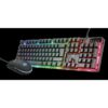 Trust GXT 838 Azor Gaming Combo teclado Ratón incluido Juego USB QWERTY Español Negro