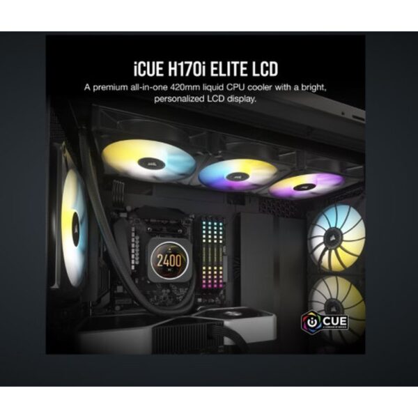 VENTI. CPU CORSAIR ICUE LINK H170I LCD AIO 420MM CW-9061009-WW