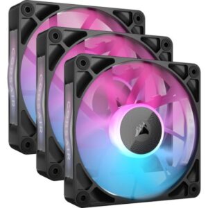 Alternative view of VENTILADOR CAJA CORSAIR RX RGB SERIES iCUE LINK RX120 RGB TRIPLE PACK CO-9051018-WW