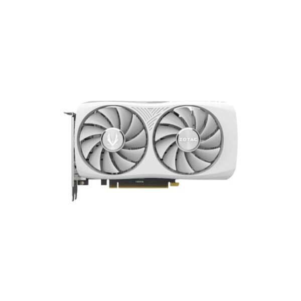 VGA ZOTAC RTX 4060 8GB TWIN EDGE OC WHITE EDITION,NV,RTX4060,GDDR6,8GB,128BIT,HDMI+3DP,RGB,2 VENTILADORES (ZT-D40600Q-10M)