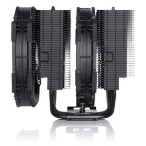 NOCTUA COOLER CPU NH-D15 CHROMAX.BLACK [NH-D15 CH.BK], 6 HEATPIPES DUAL TOWER, 2X NF-A15 140MM FAN PWM, INTEL LGA1851, LGA1700, LGA1200, LGA1151, AMD AM4, AM5