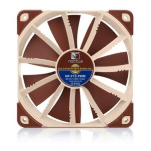 NOCTUA VENTILADOR CAJA NF-F12PWM 300/1200/1500RPM, 120MM FAN, 120X120X25MM, 12V, 22,4 DB(A), 93,4 M3/H, 2,61 MM H2O, 4 PINES