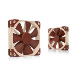 NOCTUA VENTILADOR CAJA NF-F12PWM 300/1200/1500RPM, 120MM FAN, 120X120X25MM, 12V, 22,4 DB(A), 93,4 M3/H, 2,61 MM H2O, 4 PINES
