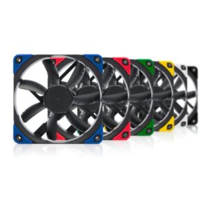 NOCTUA VENTILADOR CAJA NF-S12A PWM CHROMAX.BLACK.SWAP, NF-S12A PWM CH.BK.S, 120MM, 120X120X25MM, 12V, 1200RPM/300RPM, 17,8 DB(A), 107,5 M3/H, 1,19 MM H2O, 4 PINES, 6 COLORES NOCTUA VENTILADOR CAJA NF-S12A PWM CHROMAX.BLACK.SWAP, NF-S12A PWM CH.BK.S, 120MM, 120X120X25MM, 12V, 1200RPM/300RPM, 17,8 DB(A), 107,5 M3/H, 1,19 MM H2O, 4 PINES, 6 COLORES