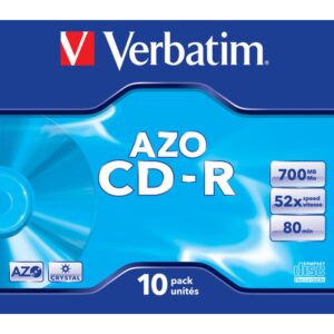 Verbatim CD-R AZO Crystal 700 MB 10 pieza(s)