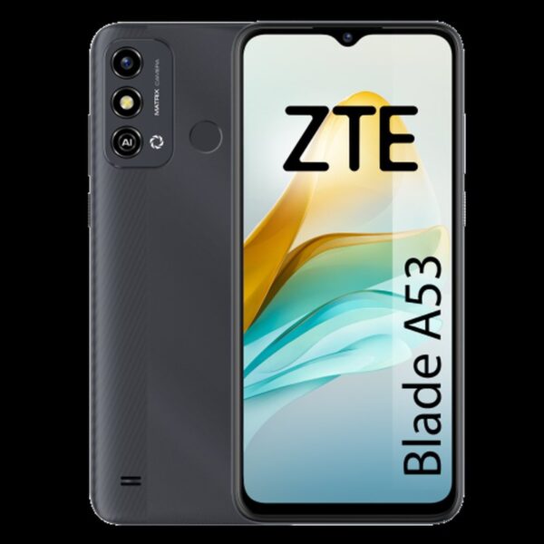 ZTE BLADE A53 SPACE GREY 4G / 6,52 HD+ / OC / 64GB ROM / MEMORY FUSION 2GB+2GB / 8MP + 5MP / 4000MAH / 10W