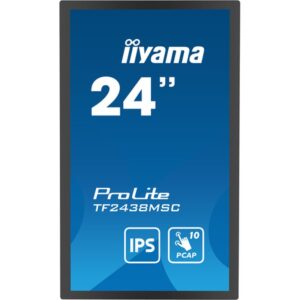 Alternative view of iiyama PROLITE Pizarra de caballete digital 61 cm (24") LED 600 cd / m² Full HD Negro Pantalla táctil