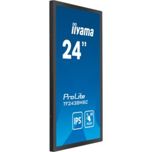 iiyama PROLITE Pizarra de caballete digital 61 cm (24") LED 600 cd / m² Full HD Negro Pantalla táctil