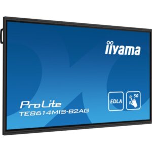 iiyama PROLITE TE8614MIS-B2AG Pantalla plana para señalización digital 2,18 m (86") Wifi 435 cd / m² 4K Ultra HD Negro Pantalla táctil Procesador incorporado Android 24/7