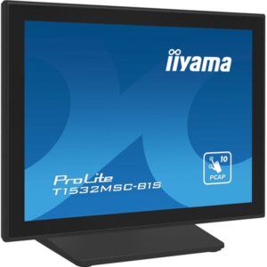 iiyama ProLite T1532MSC-B1S pantalla para PC 38,1 cm (15") 1024 x 768 Pixeles XGA LCD Pantalla táctil Negro