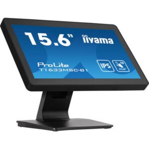 iiyama ProLite T1633MSC-B1 pantalla para PC 39,6 cm (15.6") 1920 x 1080 Pixeles Full HD LCD Pantalla táctil Negro