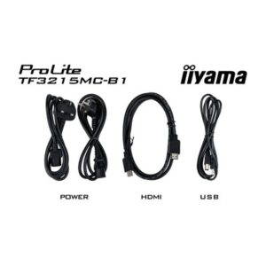 iiyama ProLite TF3215MC-B2 pantalla para PC 81,3 cm (32") 1920 x 1080 Pixeles Full HD LED Pantalla táctil Quiosco Negro