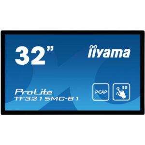 iiyama ProLite TF3215MC-B2 pantalla para PC 81,3 cm (32") 1920 x 1080 Pixeles Full HD LED Pantalla táctil Quiosco Negro