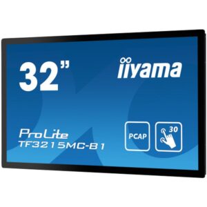 iiyama ProLite TF3215MC-B2 pantalla para PC 81,3 cm (32") 1920 x 1080 Pixeles Full HD LED Pantalla táctil Quiosco Negro