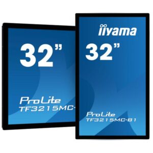 iiyama ProLite TF3215MC-B2 pantalla para PC 81,3 cm (32") 1920 x 1080 Pixeles Full HD LED Pantalla táctil Quiosco Negro