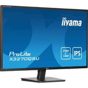 iiyama ProLite X3270QSU-B1 pantalla para PC 81,3 cm (32") 2560 x 1440 Pixeles Wide Quad HD LED Negro