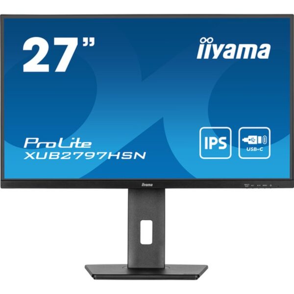 iiyama ProLite XUB2797HSN-B1 pantalla para PC 61 cm (24") 1920 x 1080 Pixeles 2K Ultra HD LED Negro