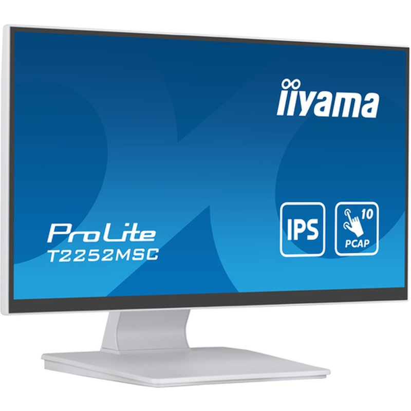 iiyama ProLite pantalla para PC 54,6 cm (21.5") 1920 x 1080 Pixeles Full HD LCD Pantalla táctil Mesa Blanco - Imagen 3