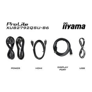 iiyama ProLite pantalla para PC 68,6 cm (27") 2560 x 1440 Pixeles Full HD LED Negro